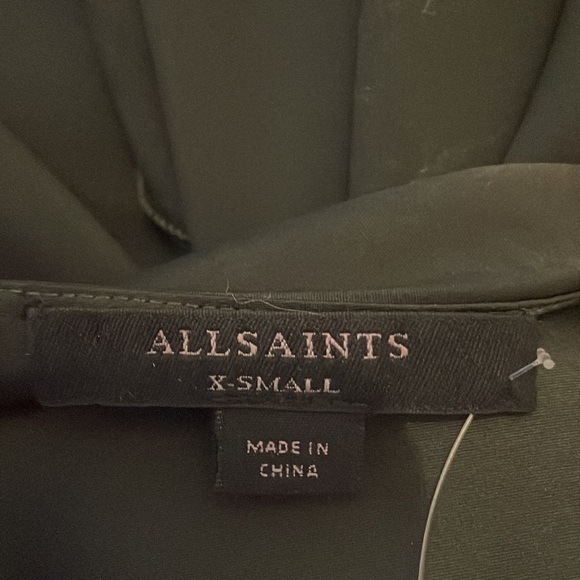 All Saints Dark Green Maxi Dress - Picture 2 of 3